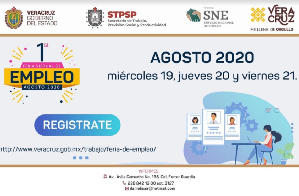 STPSP de Veracruz realiza Primera Feria Virtual del SNE