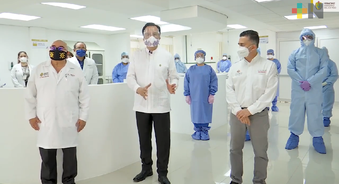 Supervisa el gobernador Cuitláhuac García el CAME-19, en Orizaba