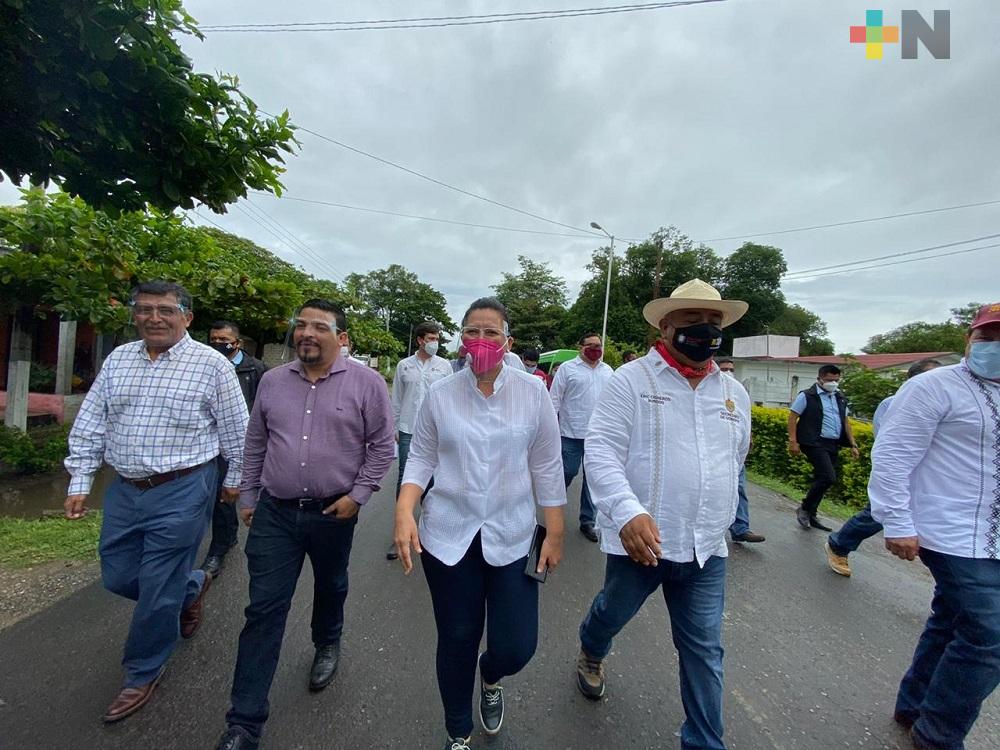 Se pavimenta tramo La Pochota-Chacaltianguis, en región del Papaloapan