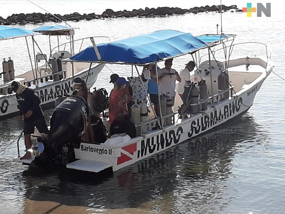 Semáforo naranja en municipio de Veracruz, permite reactivar servicios acuáticos