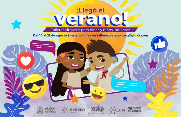 Invita IVEC a participar en talleres artísticos virtuales para niñas y niños durante el verano