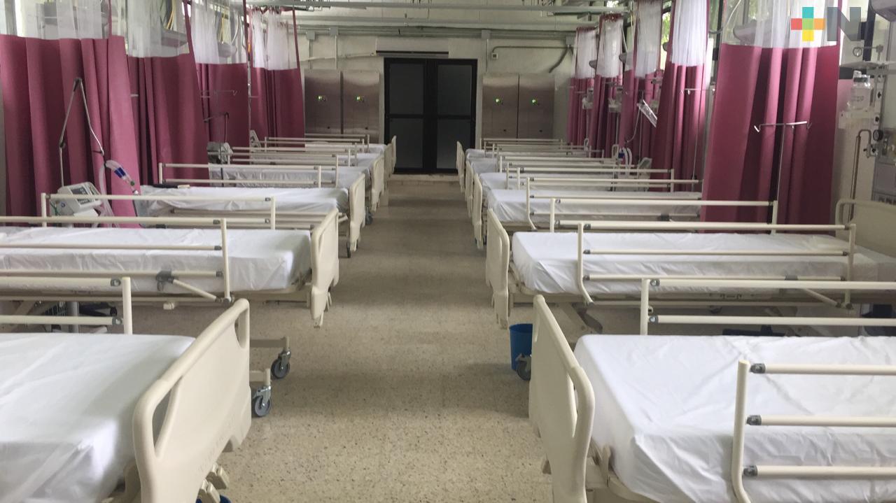 Camas disponibles para atender a pacientes con COVID-19 en zona sur: Sedena