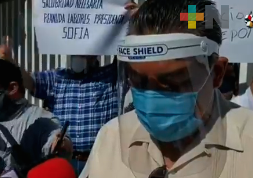 Abogados se manifiestan en Tribunal del Poder Judicial del Estado, piden abran juzgados