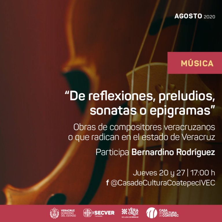 Conoce la obra musical de compositores veracruzanos, a través del IVEC