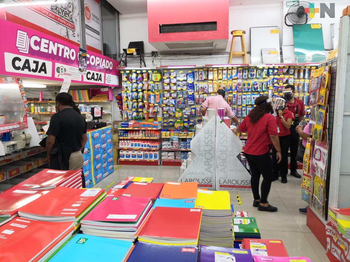 Papelerías de la ciudad de Veracruz esperan repunte en sus ventas
