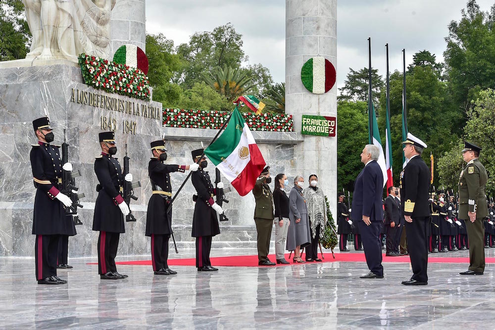 Presidente encabeza ceremonia del 173 Aniversario de la Gesta Heroica de los Niños Héroes de Chapultepec