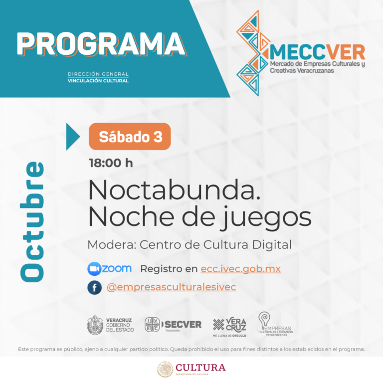 Invita MECCVER 2020 a sesión de Noctabunda