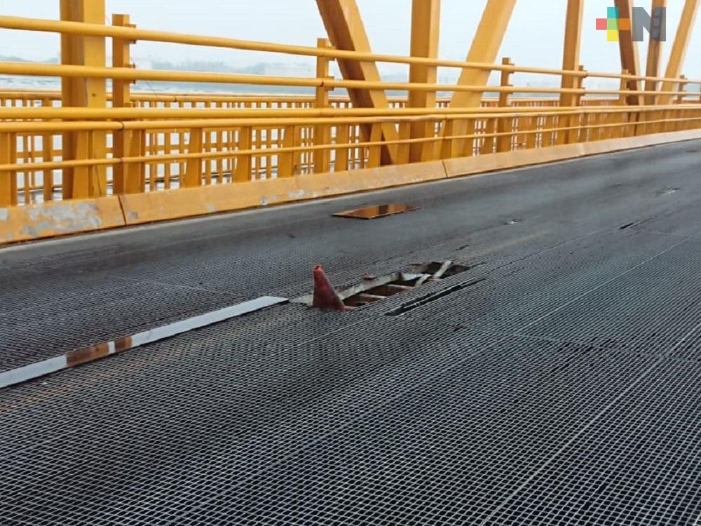 SIOP lanzó convocatorias públicas para rehabilitar puente Coatzacoalcos I y puente “Los Juanes”