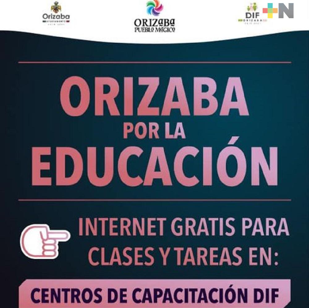 Ayuntamiento de Orizaba ofrece internet gratis para que estudiantes tomen clases a distancia