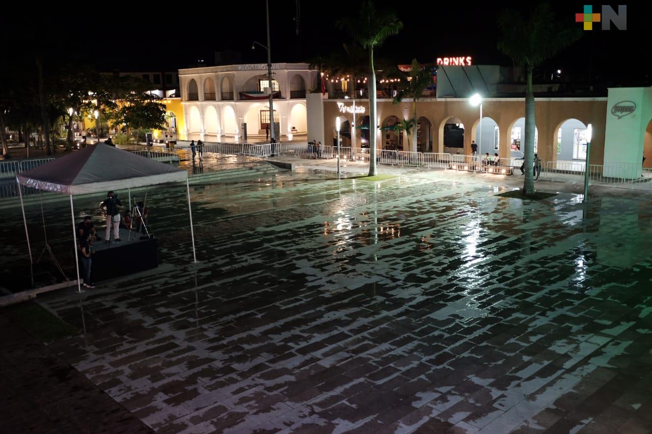 Saldo blanco en Veracruz en ceremonias del Grito de Independencia, reportó SPC