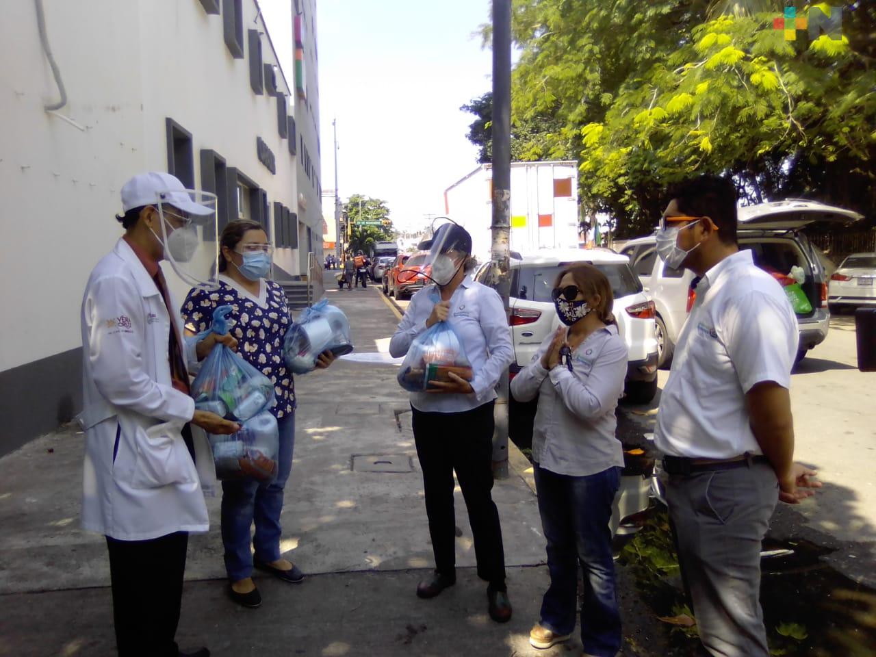 Entregan despensas a infantes con tuberculosis y a personas del asilo Cogra