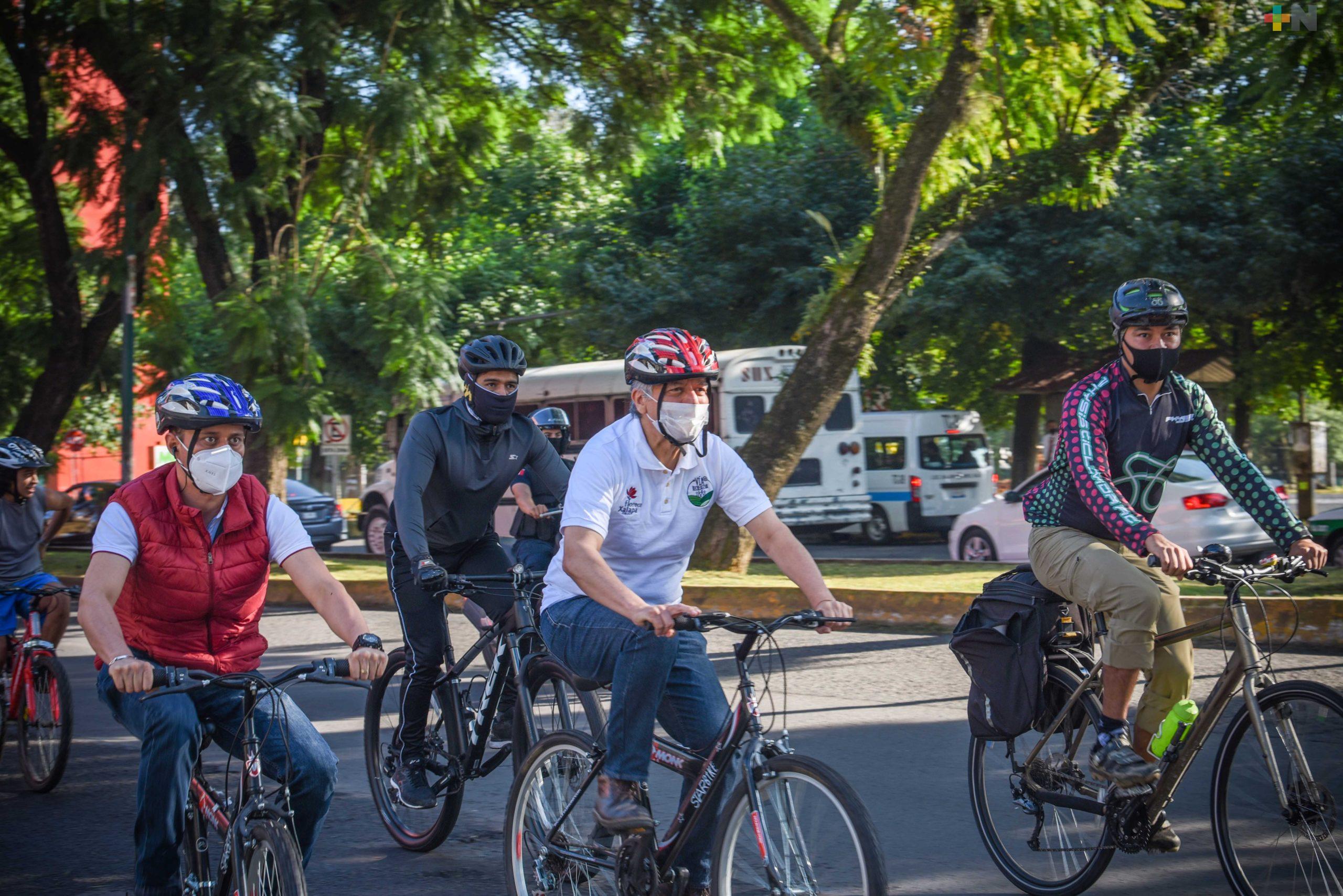 En Xalapa conmemoran el Día Mundial sin auto