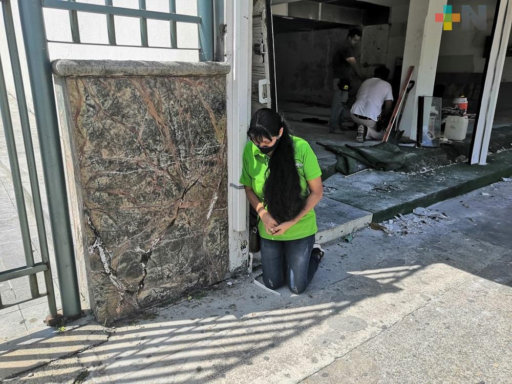 En Coatzacoalcos, mujeres realizan acto de fe para pedir término de pandemia