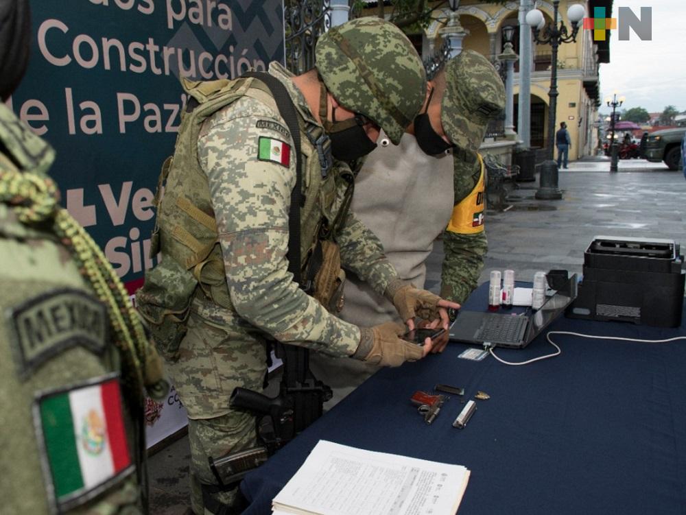 En Córdoba, realizan campaña de canje de armas