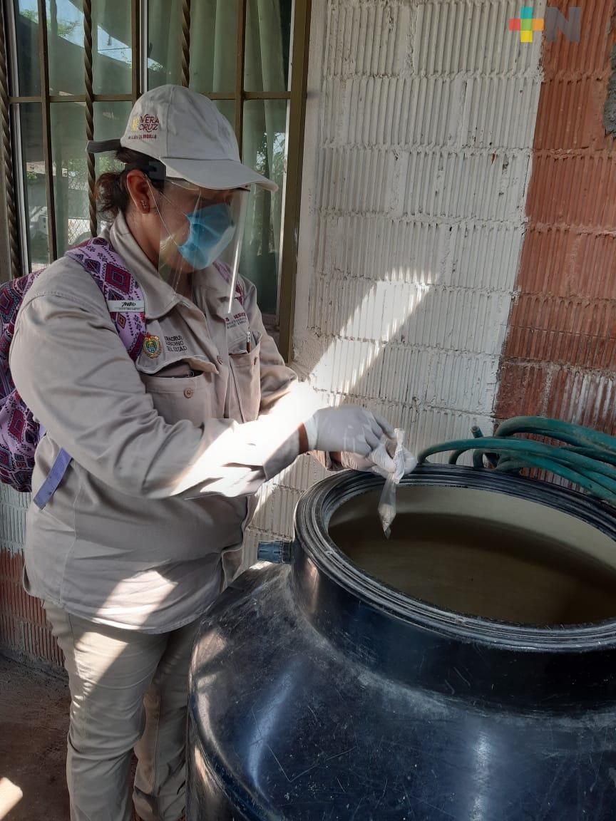 Realiza Secretaría de Salud rociado residual en 4 mil 246 casas para prevenir el dengue