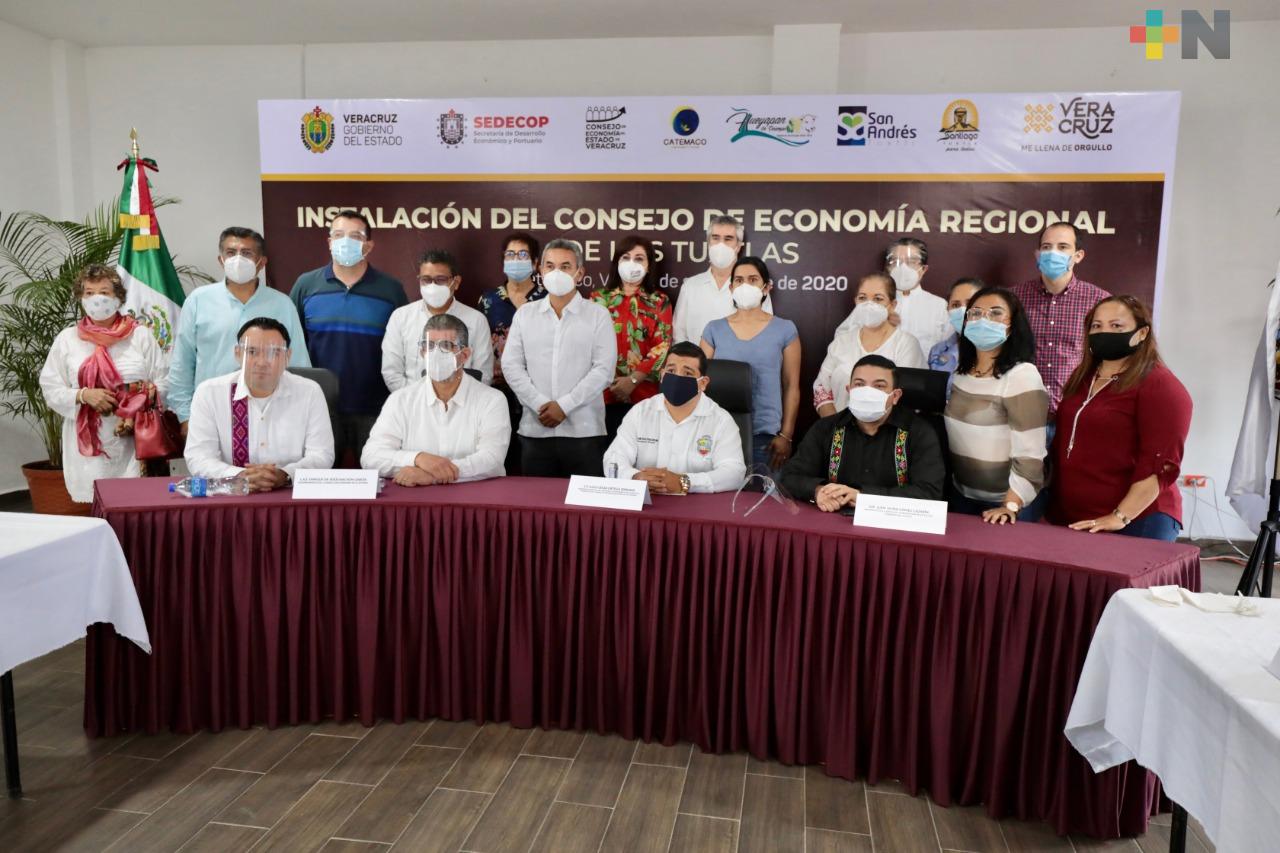Entregará SEDECOP microcréditos en Los Tuxtlas para reactivar la economía regional