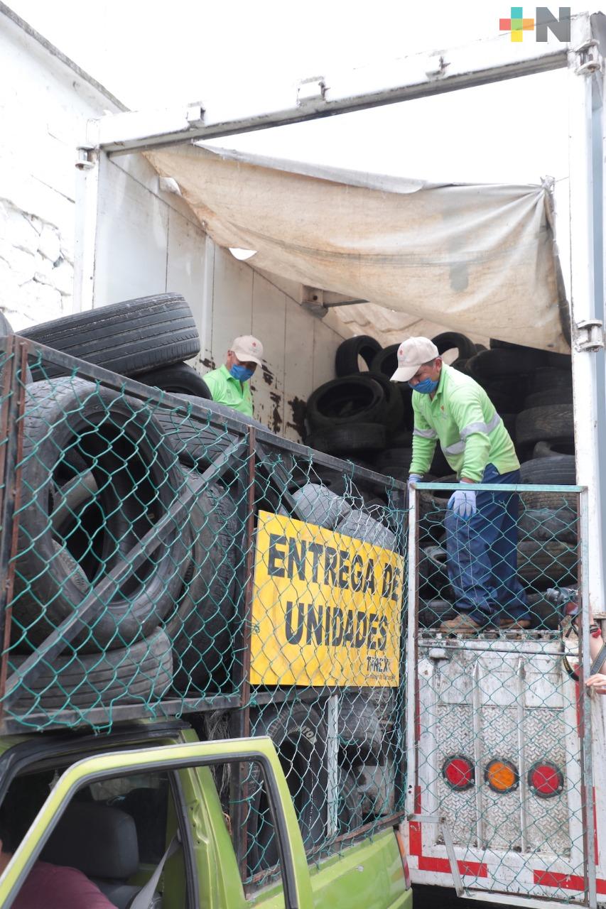 Con primeras 10 toneladas de neumáticos para reciclaje, arranca SEDEMA “Llantatón 2020”