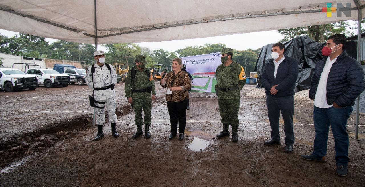 Inició la construcción del cuartel de la Guardia Nacional en Córdoba