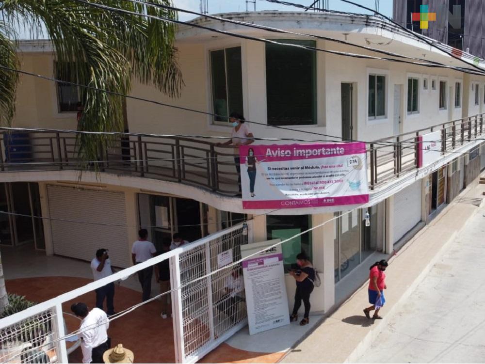 Nuevas oficinas de INE en Tantoyuca, tiene como propósito funcionar como módulo de credencialización