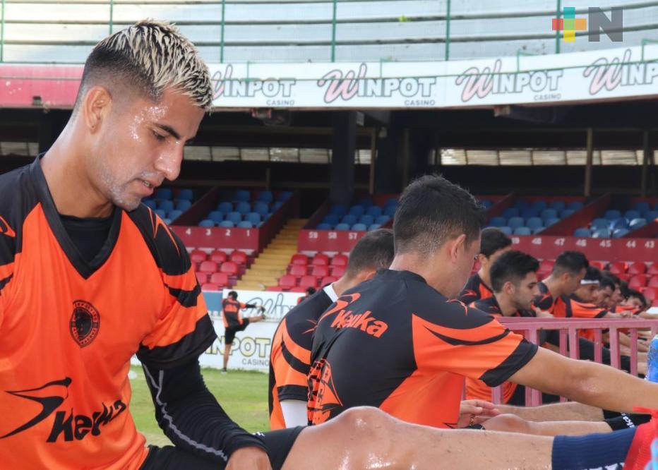 Atlético Veracruz entrenó en el estadio Luis de la Fuente