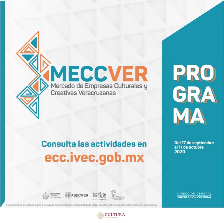 Organiza IVEC el primer Mercado de Empresas Culturales y Creativas Veracruzanas, MECCVER 2020