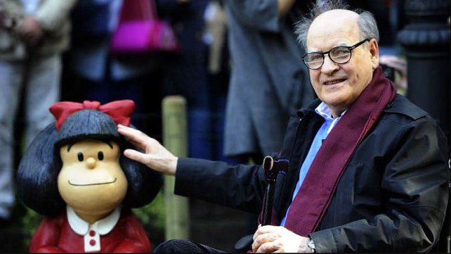 Mafalda ha quedado huerfanita, murió Quino, su creador