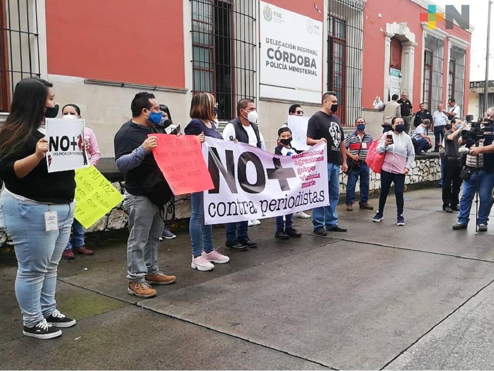 Periodistas de Córdoba y Orizaba realizan marcha pacífica, piden alto a las agresiones a integrantes del medio