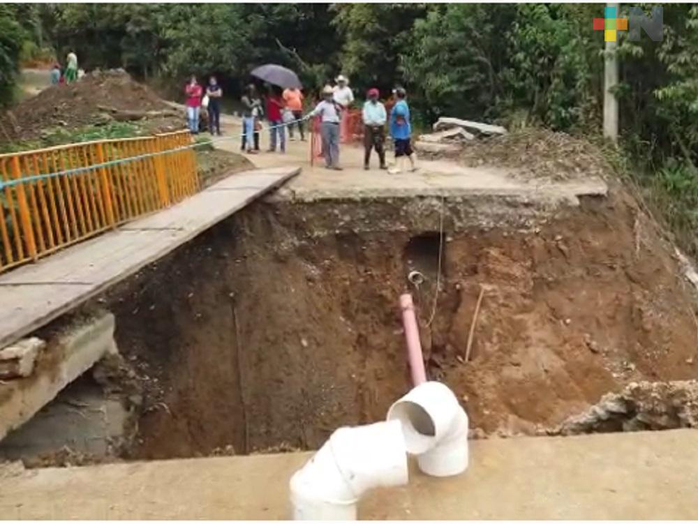 SIOP realizará trabajos de rehabilitación de puente de Chacapala dañado por lluvias