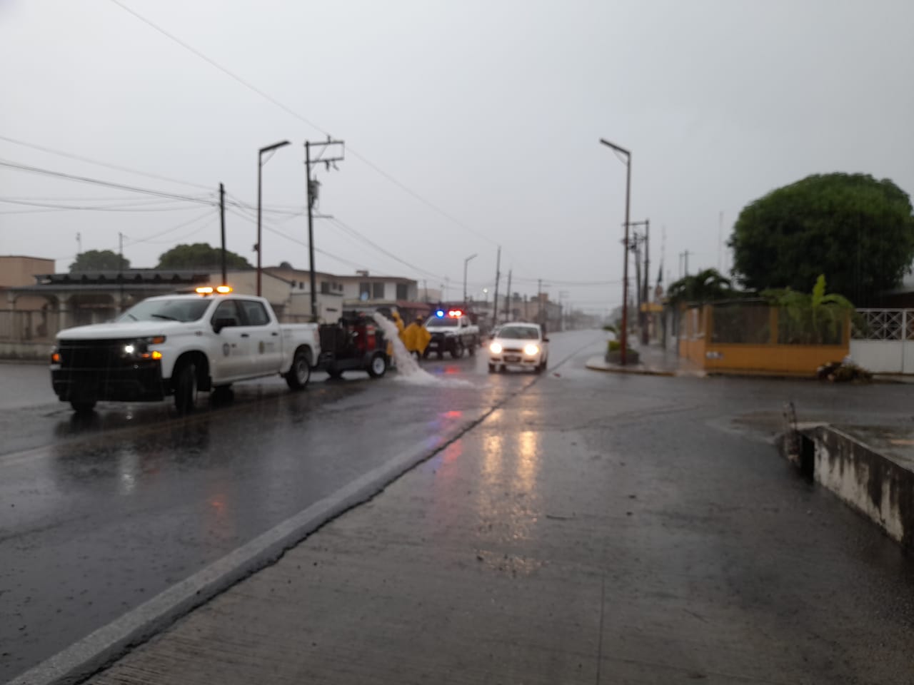 Continúan lluvias en el estado de Veracruz