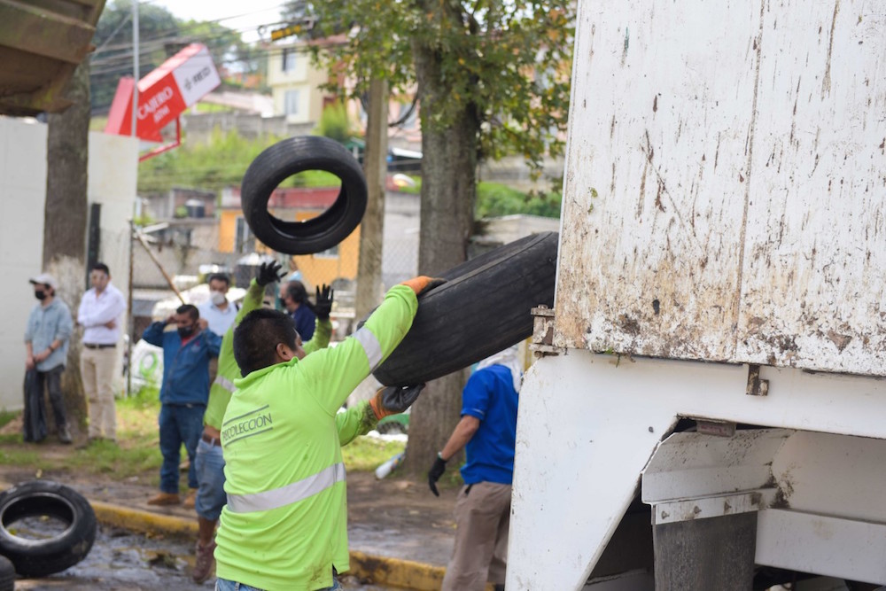 Llantatlón espera recolectar más de 50 toneladas, se lleva a cabo hasta el próximo lunes