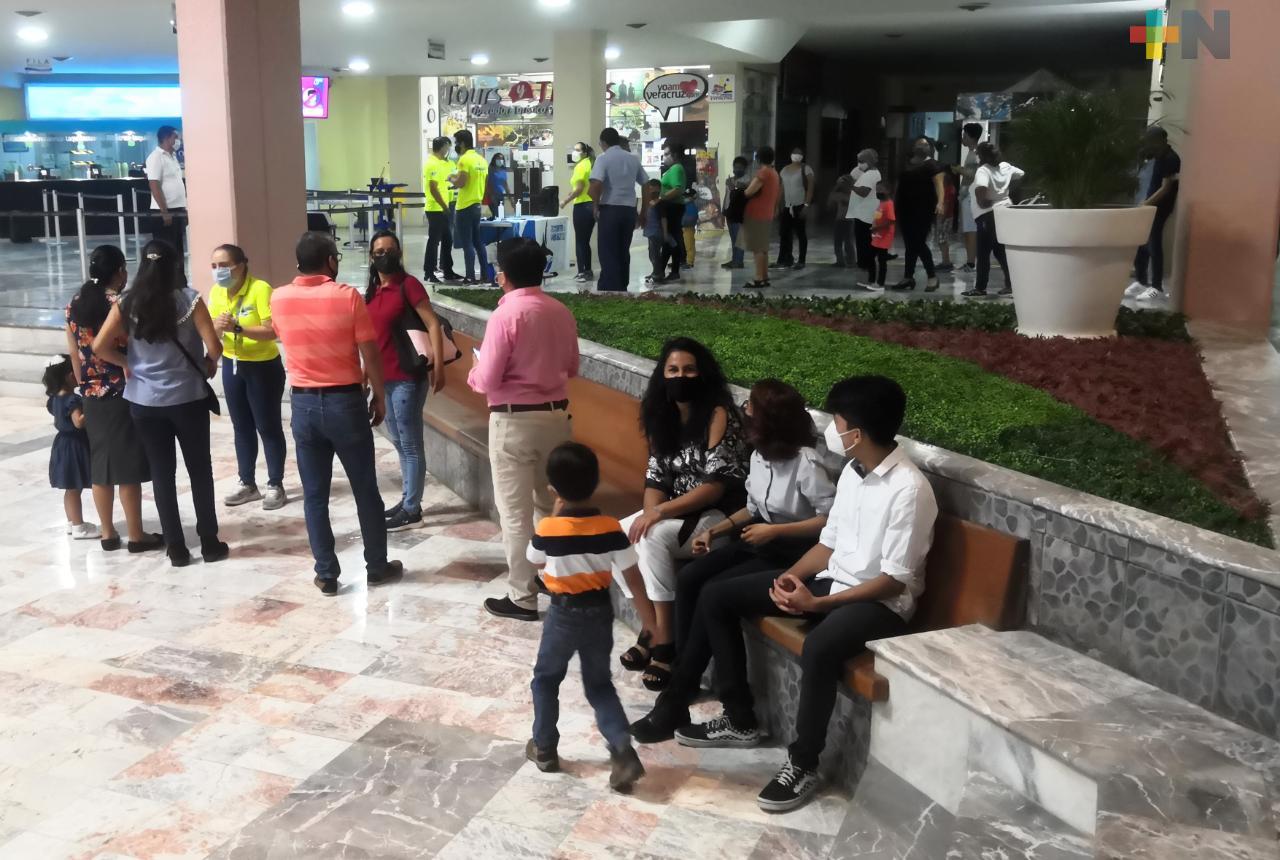 Acuario de Veracruz realizó  simulacro de recorrido, previo a su reapertura