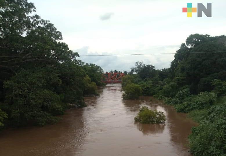 Se mantendrá monitoreo de río Jamapa; está a un metro de su escala crítica