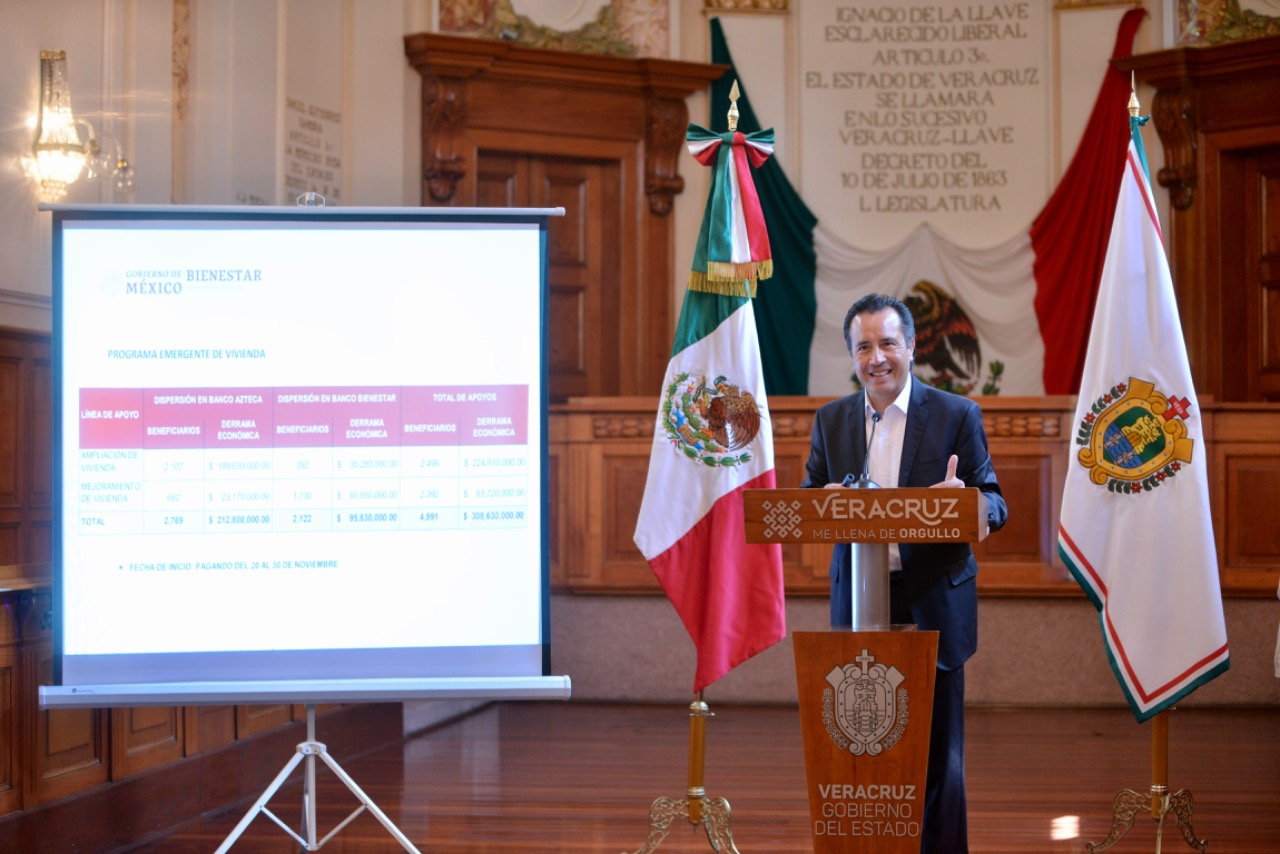 En Veracruz, dos millones de beneficiarios de programas sociales: Cuitláhuac García