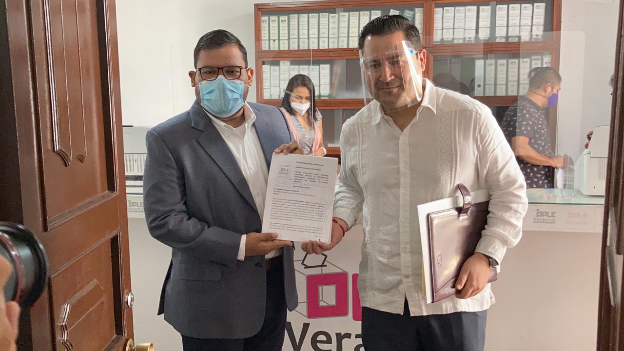 Morena Veracruz interpone queja contra Sergio Hernández por actos anticipados de campaña