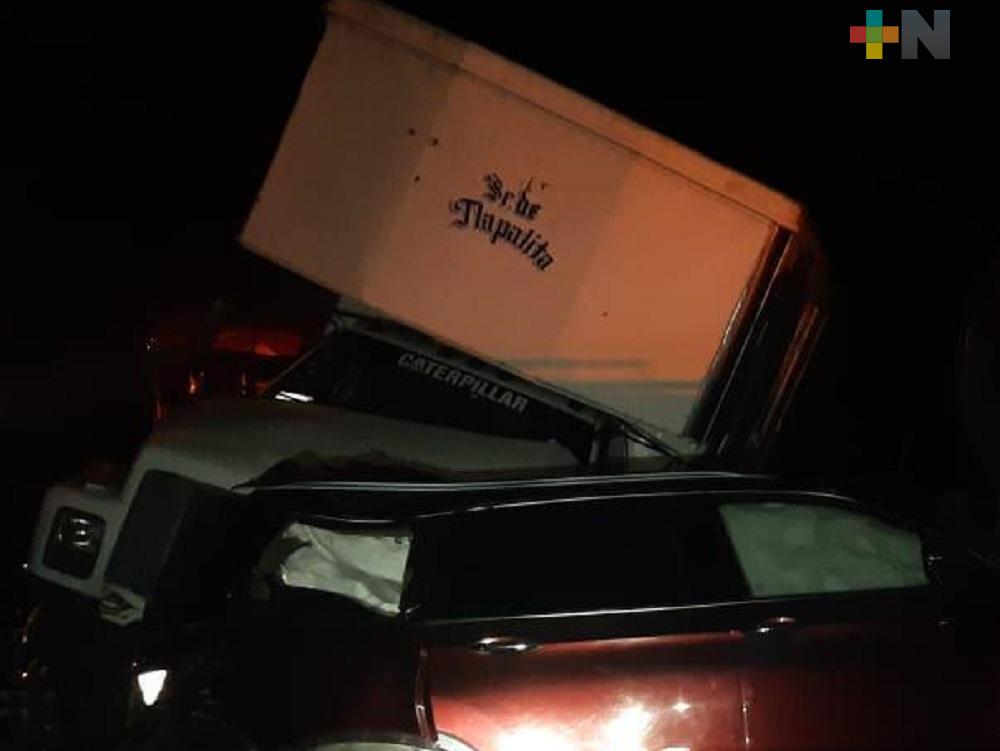 Accidente en autopista Acayucan–Juan Rodríguez Clara cobra la vida de tres personas