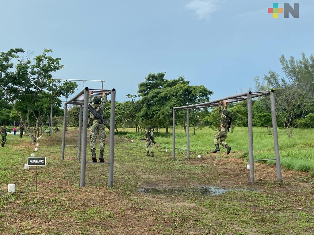 Adiestran a nueva generación del Ejercito Mexicano en Minatitlán