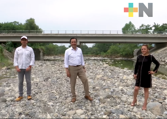 Rehabilitación del puente Ixtacapan beneficia a  Yecuatla, Vega de Alatorre, Juchique de Ferrer y Colipa: gobernador Cuitláhuac García