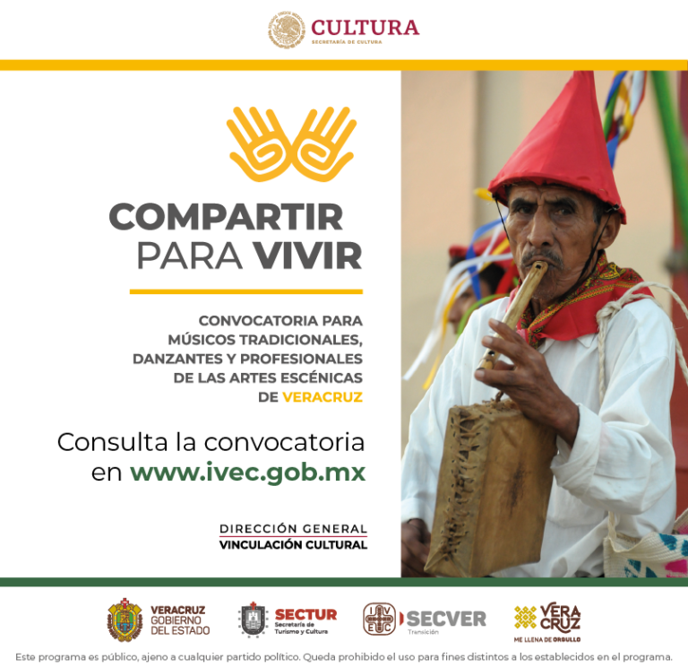 Emite IVEC la Convocatoria Compartir para vivir, sobre patrimonio cultural tradicional