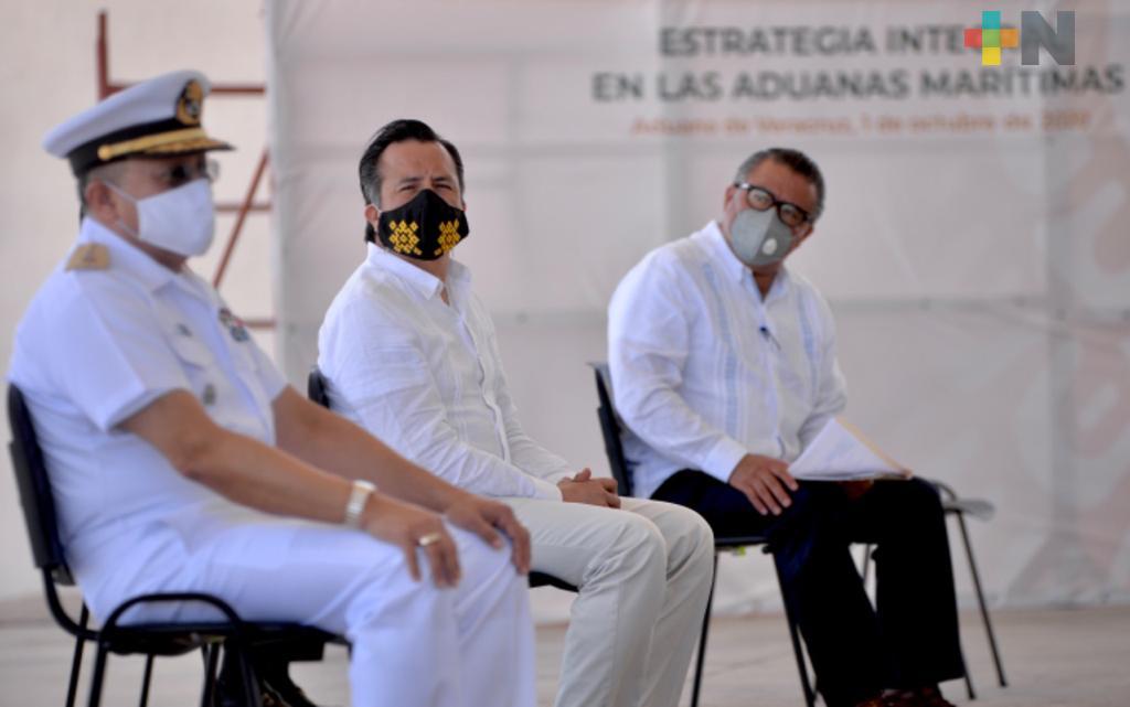 Inició en Veracruz el programa de estrategia integral del combate a la corrupción en las aduanas marítimas del país