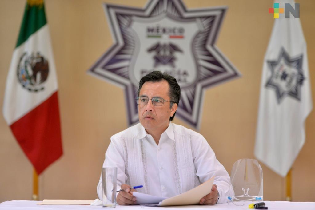 Con apoyo de las fuerzas armadas, recuperamos la tranquilidad del estado: Gobernador de Veracruz