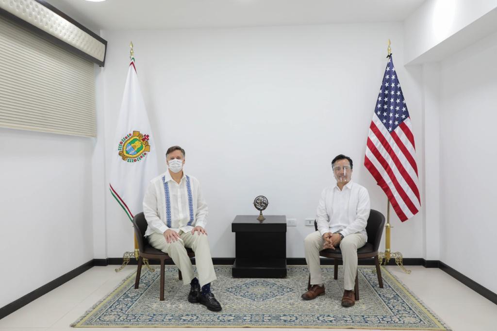 Estrechan lazos de cooperación Gobierno de Veracruz y Embajada de Estados Unidos