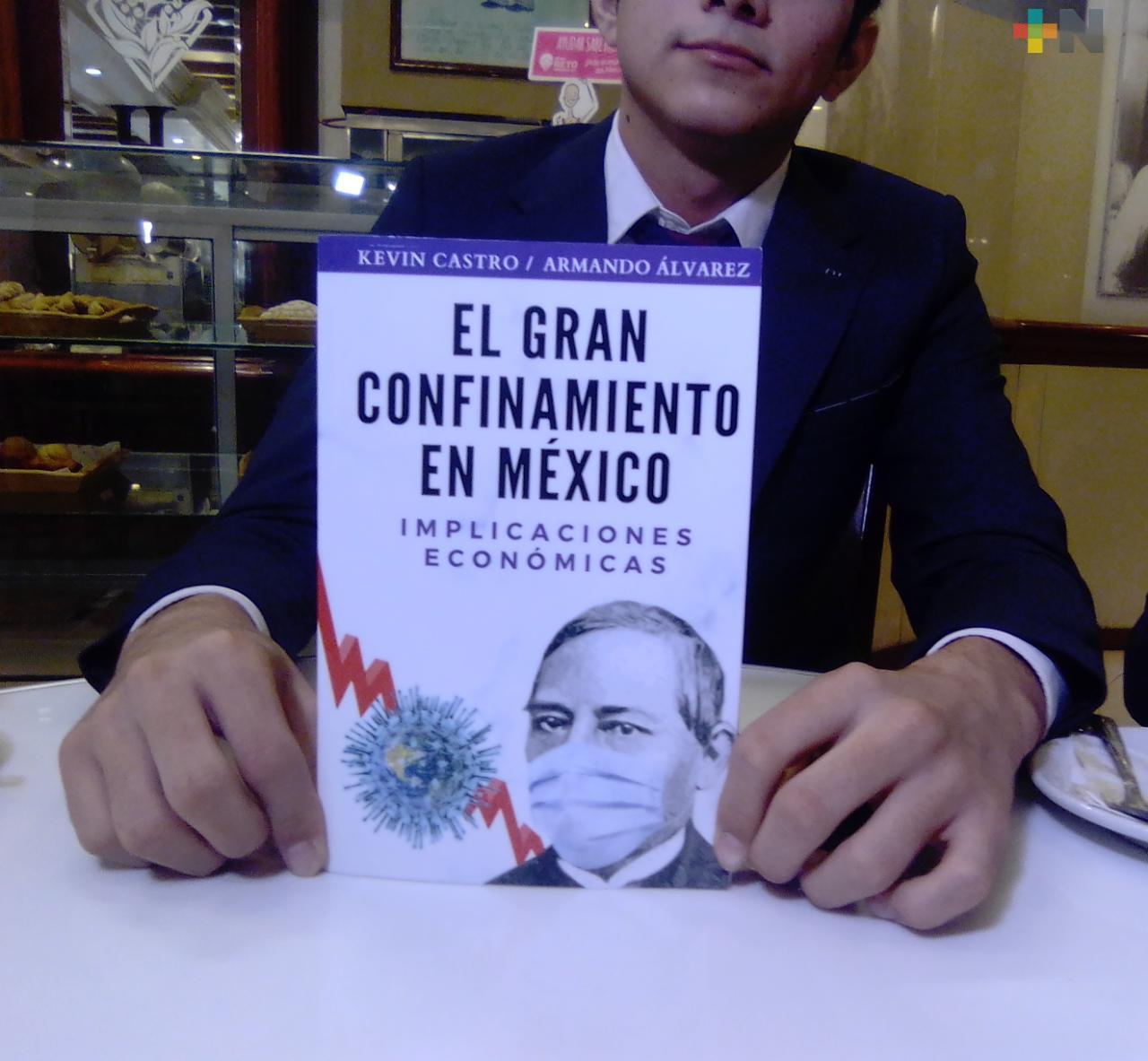 Estudiantes veracruzanos presentan libro sobre implicaciones económicas provocadas por la pandemia