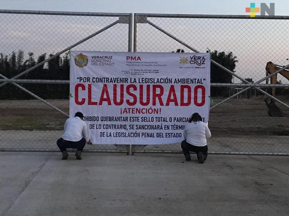En Atoyac, PMA clausura de manera temporal alcoholera y central energética por presunta contaminación