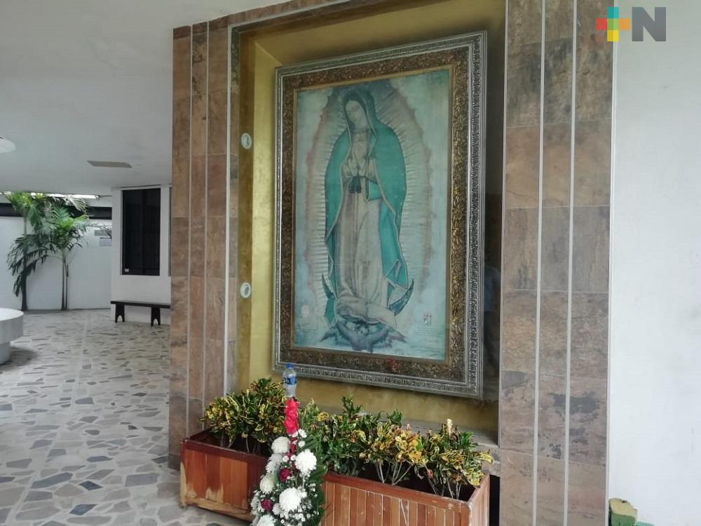 Debido a pandemia,  Santuario de Guadalupe de Coatzacoalcos no recibirá peregrinos