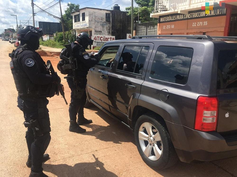 En Coatzacoalcos y Minatitlán, autoridades realizaron Operativo Cero Tolerancia