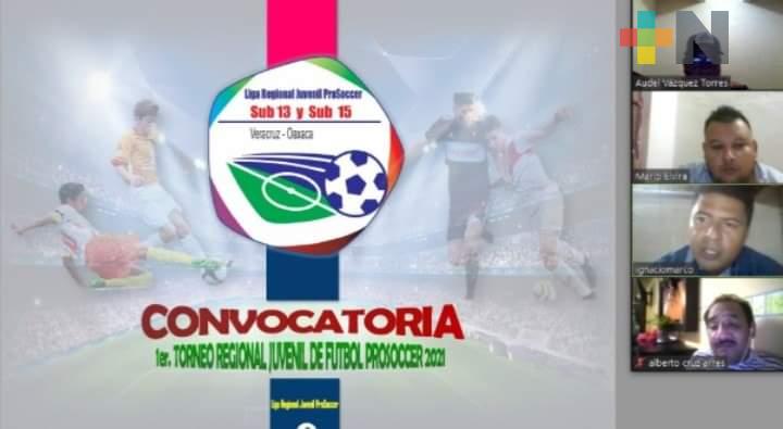 Convocan a Liga Regional Juvenil de Futbol