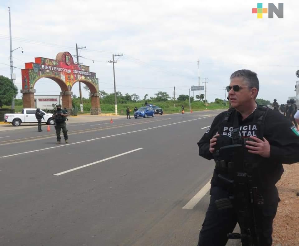 En Veracruz no pactamos con delincuentes, reitera SSP; mantiene operativos en zona sur