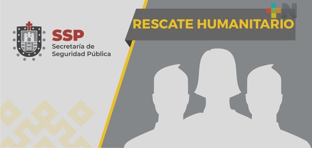 Rescata SSP a 38 migrantes, en acciones del Operativo Interestatal Veracruz-Tabasco