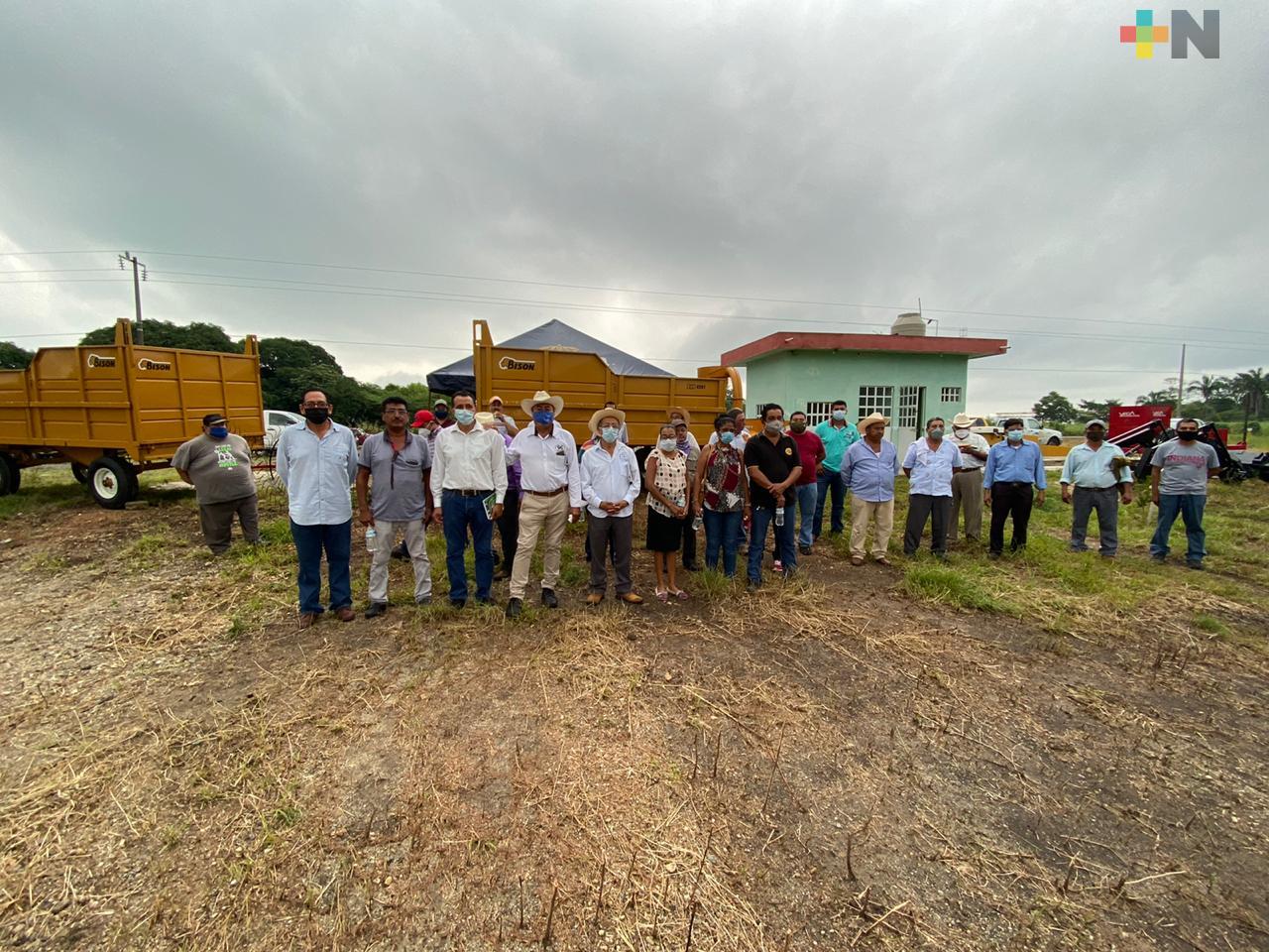 Programas federales beneficiaron a campesinos de Tres Valles