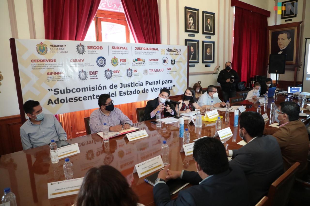 Veracruz replicará plan contra la reincidencia delictiva de jóvenes que están por cumplir sanción